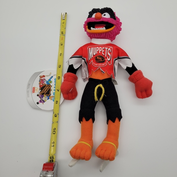 MCDONALD'S | vintage Muppets Animal  NHL 90s 1995 figure doll - Picture 2 of 8